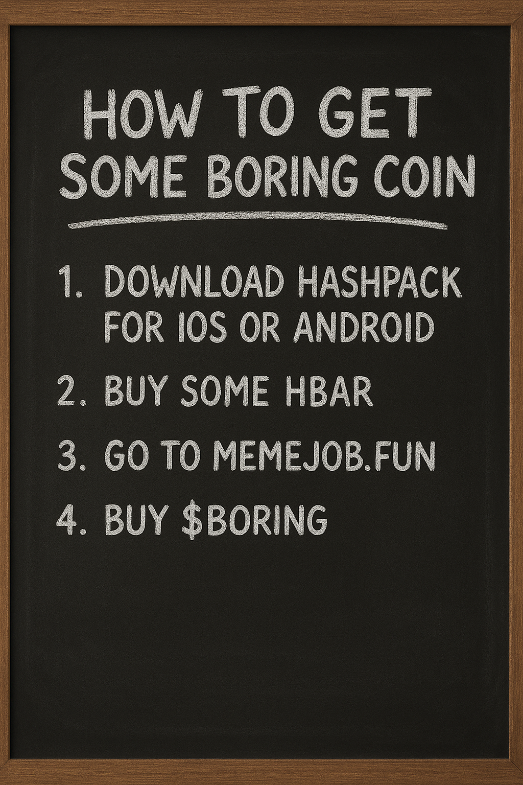 BoringCoin Mascot